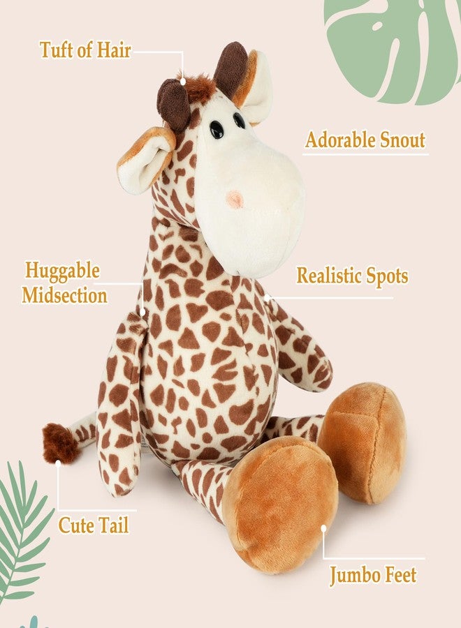 BenBen Giraffe Stuffed Animal, 12” Baby Giraffe Plush Toy, Cute Plushies Gift for Kids Boys Girls Baby Shower, Easter Decoration - Image 2